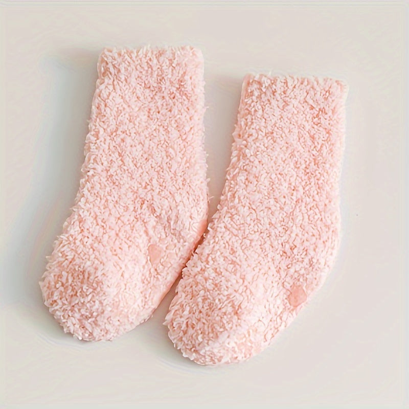Winter Children's Plush Socks Thick Warm Keeping Socks Non-slip Baby Socks