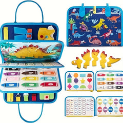 Dinosaur Adventure Felt Learning Board - Light Beige