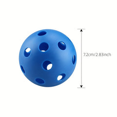 High Elastic Outdoor Pickleball Ball 26 Holes Colorful Soft Performance Comfort