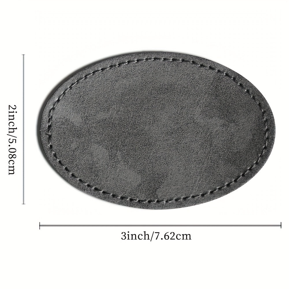 30pcs Blank Leather Patches Adhesive Trucker Hat Iron On Patches Repair Patch