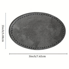 30pcs Blank Leather Patches Adhesive Trucker Hat Iron On Patches Repair Patch