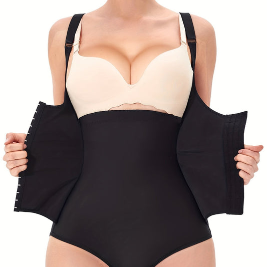 SCARBORO Open Bust Body Shaper Tummy Control Slimming Adjustable Bodysuit