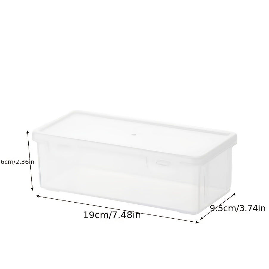 Waterproof Transparent Plastic Pencil Box Flip Top Organizer