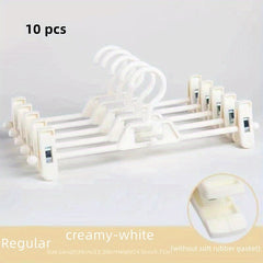 Non slip Plastic Pants Clip Rack Closet Organizer