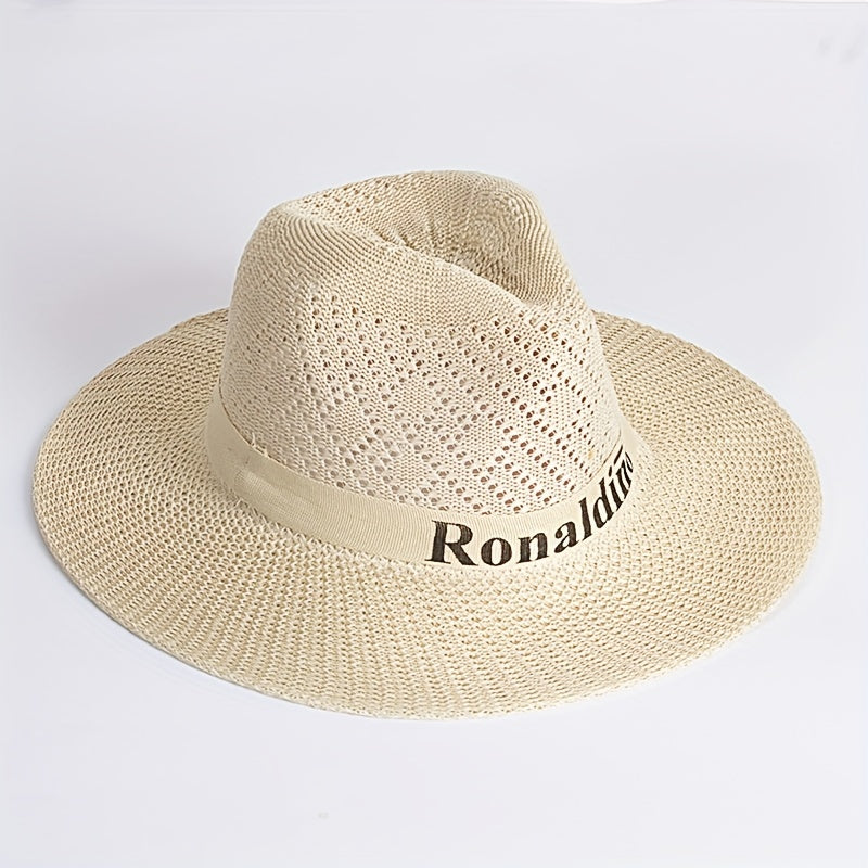 Men's Cowboy Hat Foldable Sun Hat Bowler Hat