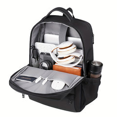 Large Capacity Nylon Travel Backpack with USB Charging Port