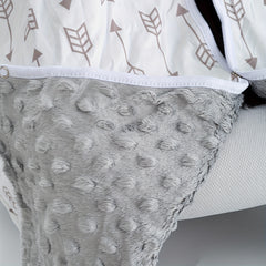 Arrow Print Car Seat Sunshade Cover for Baby Girl