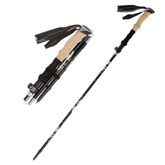 Folding Hiking Pole Ultra-light Walking Stick for Camping Hiking Trekking