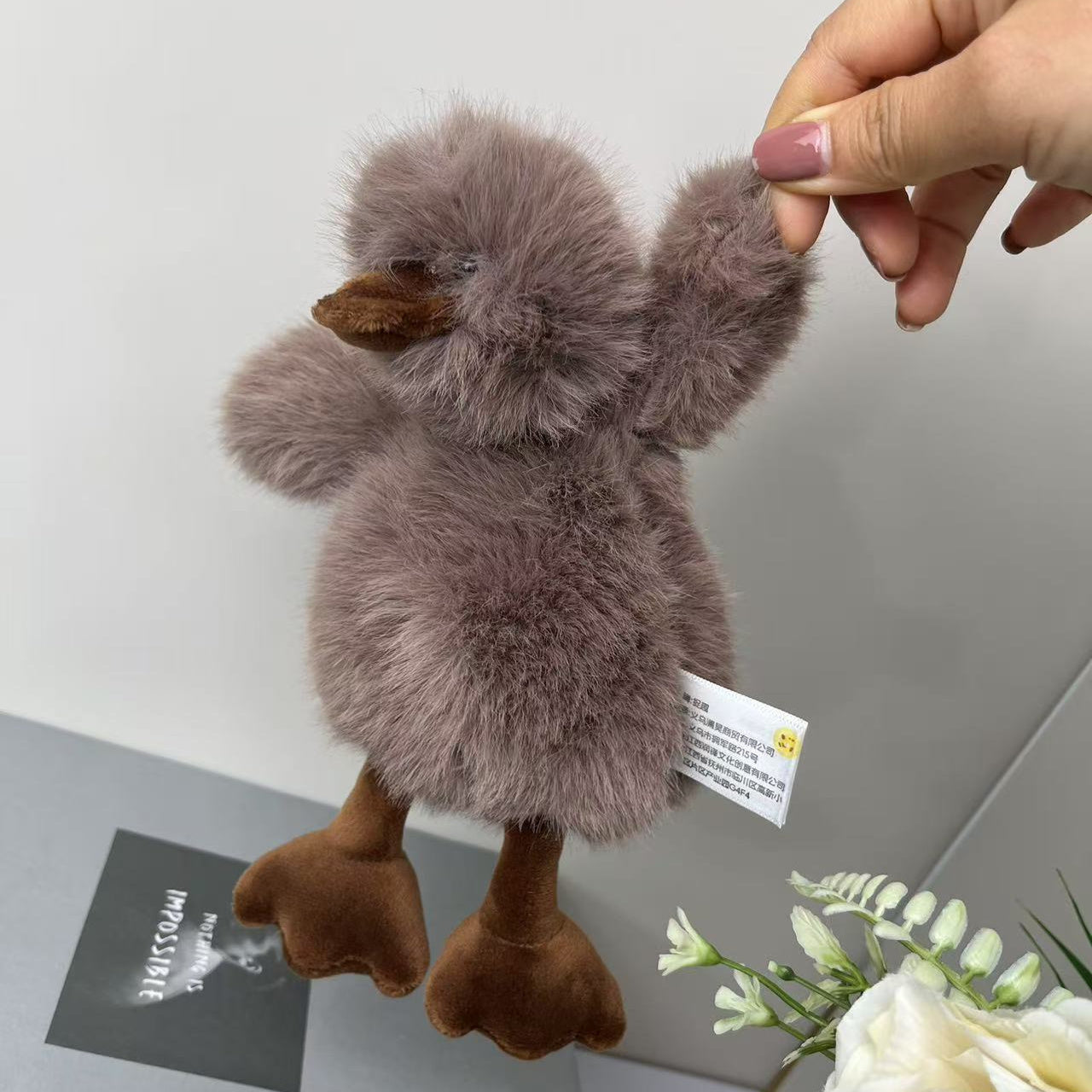 Messy Duck Plush Toy - Soft Stuffed Figure