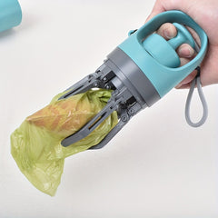 Portable Dog Poop Scooper with Built-In Bag Dispenser