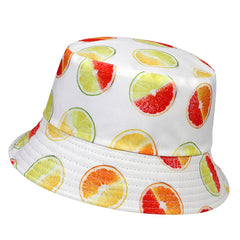 Women Fruit Bucket Hat for Summer Fun