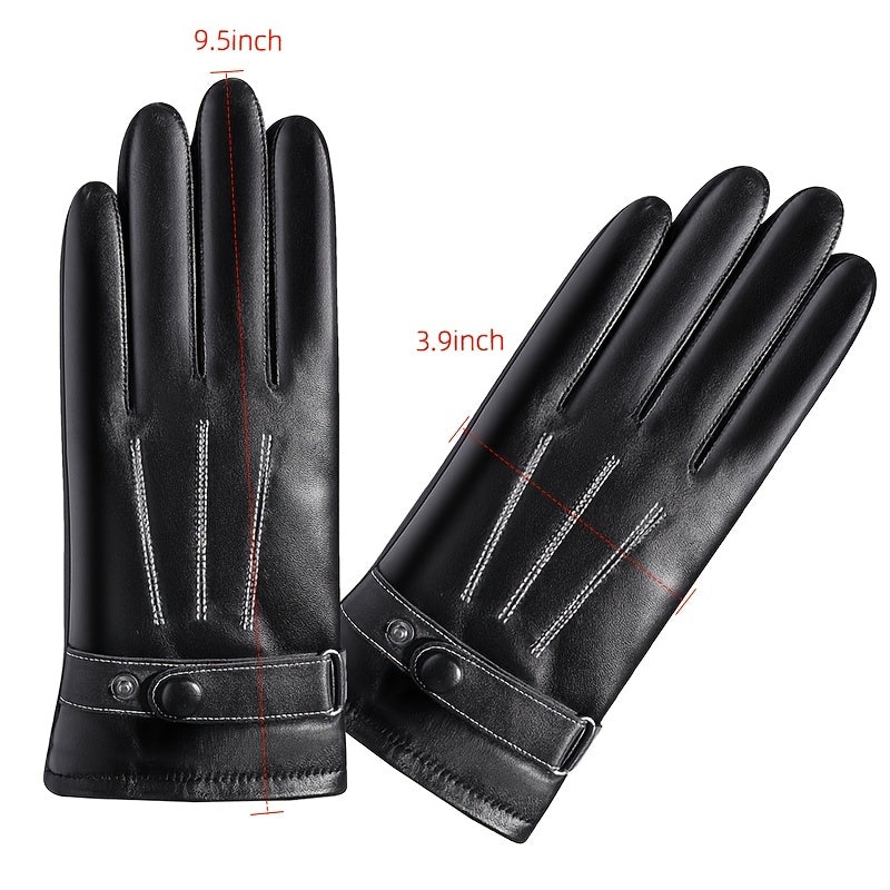 Men's Winter Thermal Touch Screen Gloves Waterproof & Cold Protection