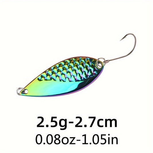 Metal Bionic Bait for Perch and Bass Fishing Spoon 2.5g-20g