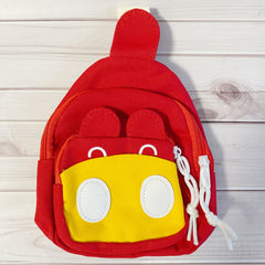 Boys Smiling Face Messenger Bag Adjustable Strap Children's Accessories