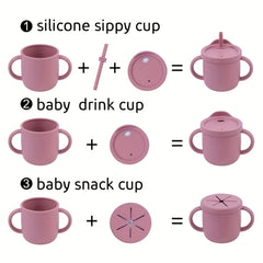 Toddler Sipper Cup with Straw and Handles