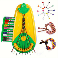 Friendship Bracelet Making Kit Girls - Kids Arts and Crafts String Maker Set
