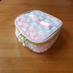 Small Capacity Makeup Bag Travel Toiletry Electronics Storage Zipper