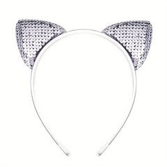 Gradient Holographic Cat Ears Headband