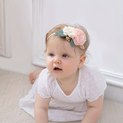3pcs Flowers Headband Hairband Hair Accessories For Baby Girls