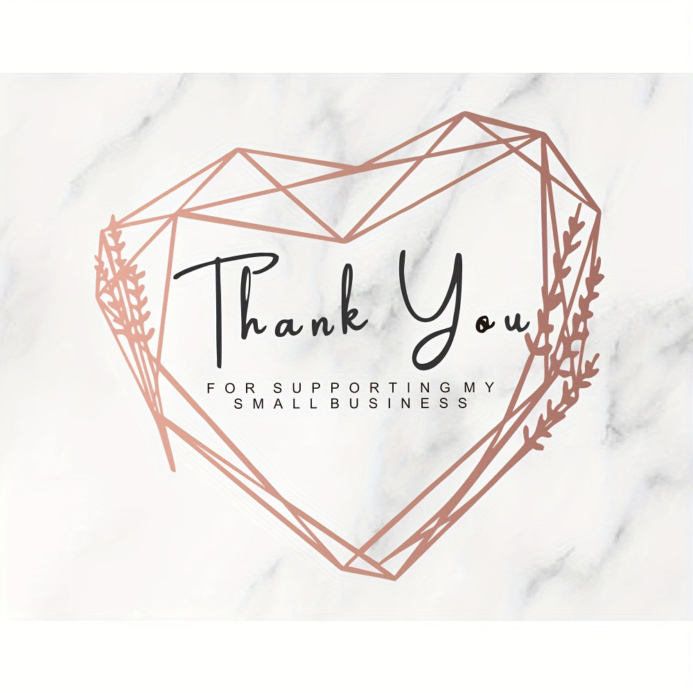 50 Thank You Cards for Business 9.5 Business Card Jewelry Package Insert