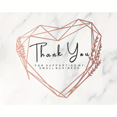 50 Thank You Cards for Business 9.5 Business Card Jewelry Package Insert