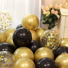 16pcs Metallic Sequin Balloons for Independence Celebrations & Parties