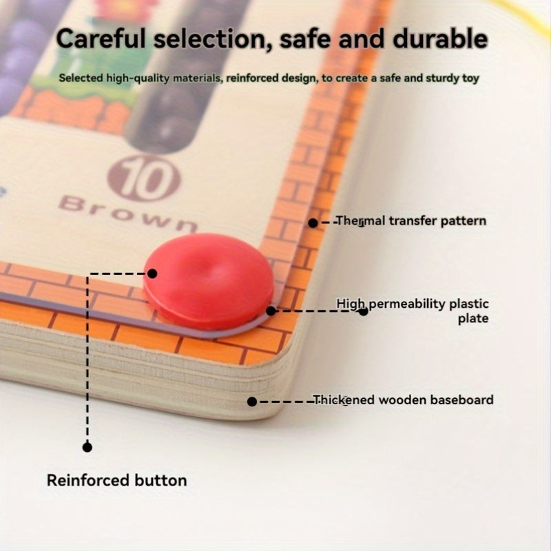 Wooden Valentine's Children's Magnetic Mazes Educational Toys