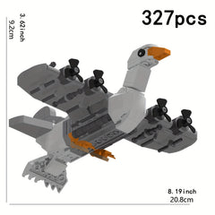 Brainrot Bombombini Building Block Model AI Shanionajing Fighter Jet Toy