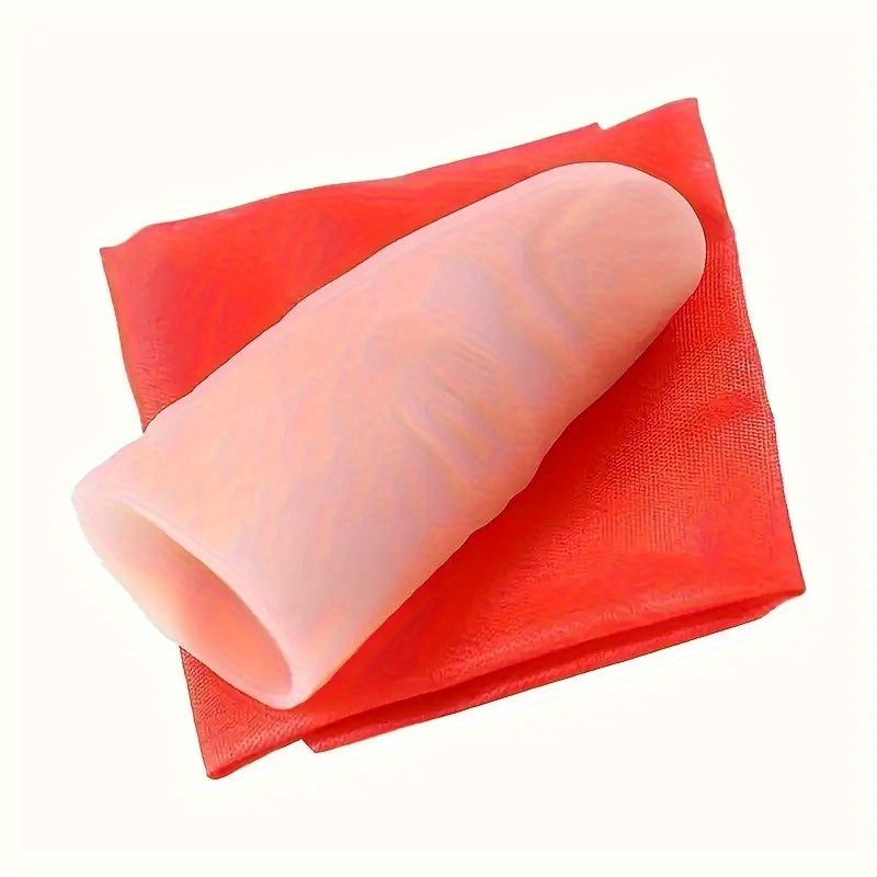 Rubber Finger Red Scarf Magic Prop Easy to Learn Novelty Mixed Christmas Gift