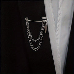 Street Style Waist Chain Brooch for Men and Women