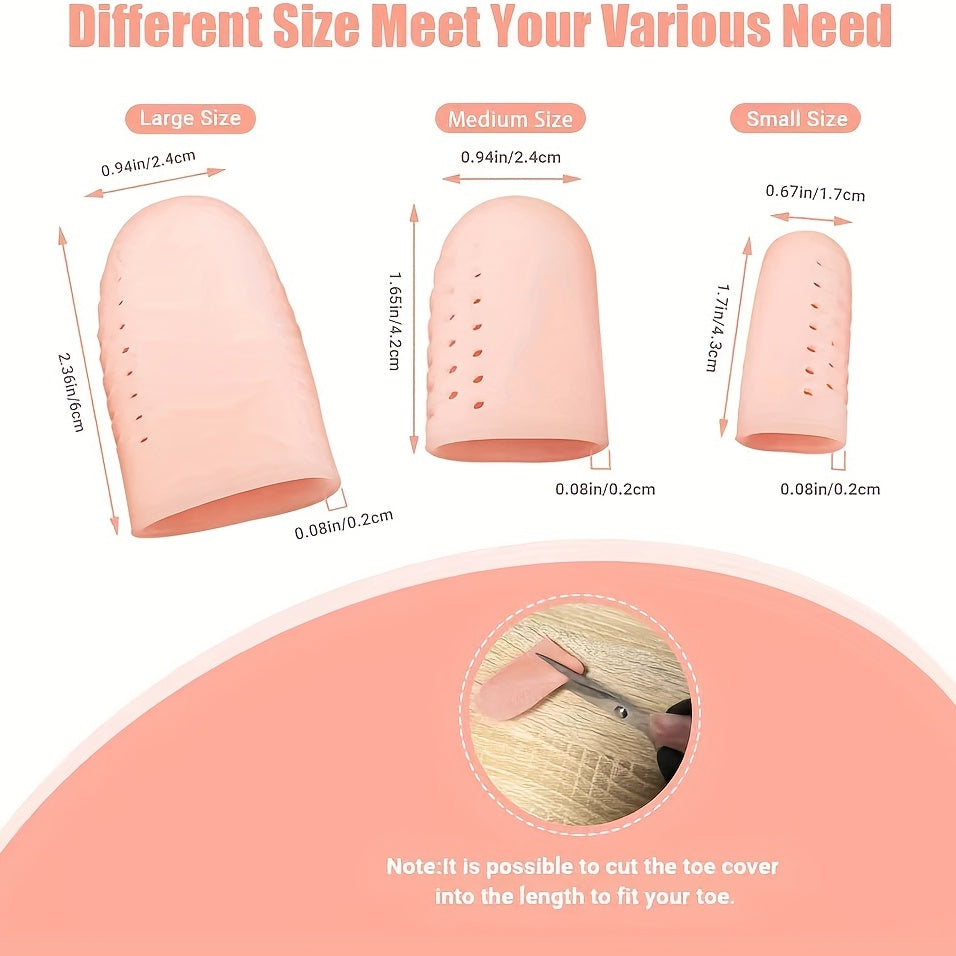 Breathable Silicone Toe Protectors for Runners & Foot Care