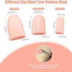 Breathable Silicone Toe Protectors for Runners & Foot Care
