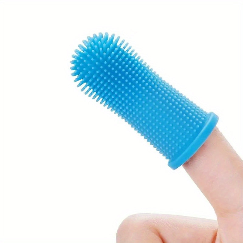 Silicone Fingertip Pet Toothbrush for Dog & Cat