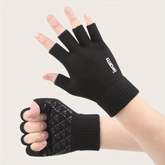 Men's Thermal Fingerless Gloves for Outdoor Sports