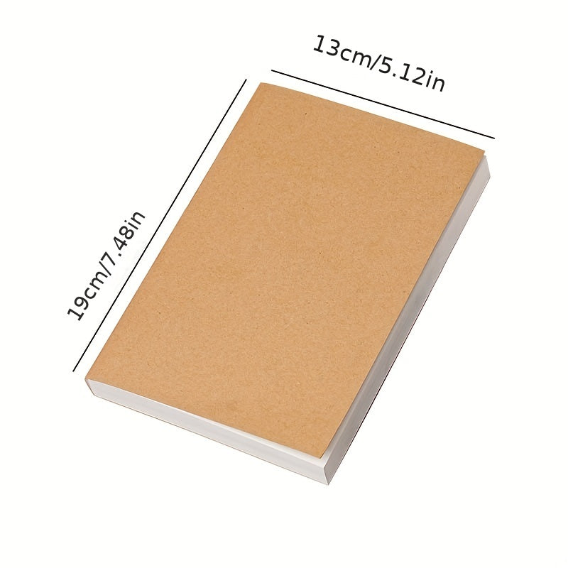 Thick Blank Notebook Retro Notepad Large Painting Drawing Book