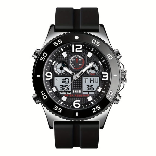 Dual Display Military Electronic Watch Outdoor Sports Waterproof