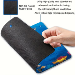 Under Sea Fish Sharks Mouse Pad Non Slip Rubber