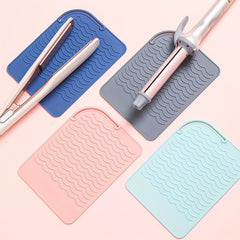 Heat Resistant Silicone Mat Pad Non Slip Mat for Hair Tools Hot Iron