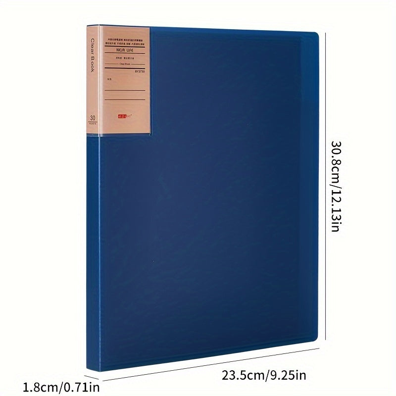 20pcs School File Storage Folder Plastic A4 Office Supplies