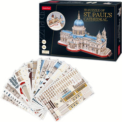 3D Puzzle St Paul's Cathedral Building Model Craft Kit Birthday Gift for Adults