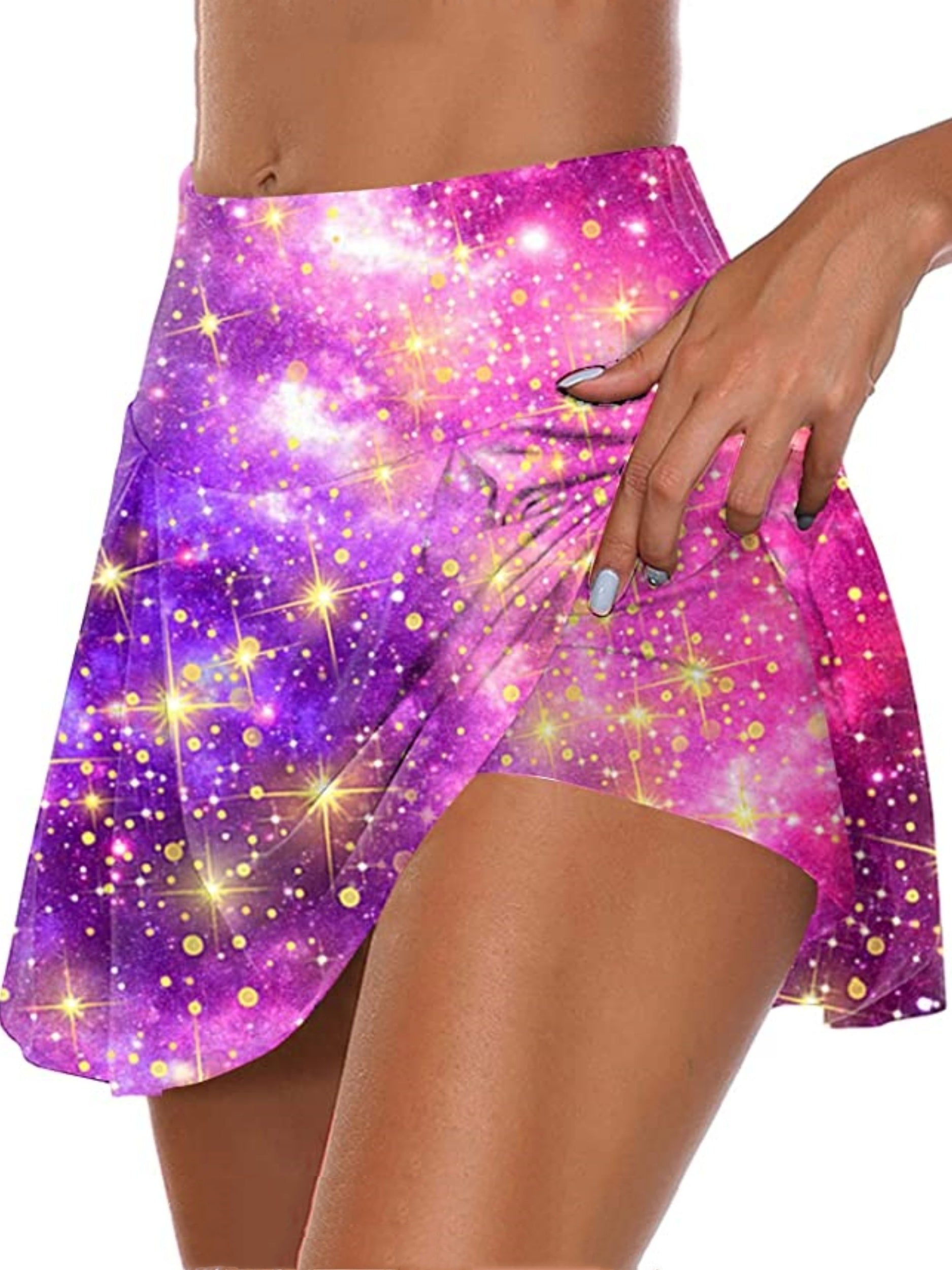 Leopard Print Butt Lifting Skorts High Waist Shorts Women's Clothing