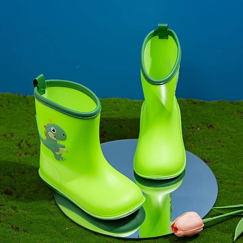 Unisex Dinosaur Pattern Rain Boots for Kids