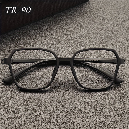 Men's TR90 Flat Glasses Light Blocking Mirror Holder