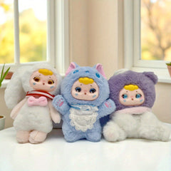 Kitty Plush Doll Soft Toy with Expressive Eyes & Fluffy Ears