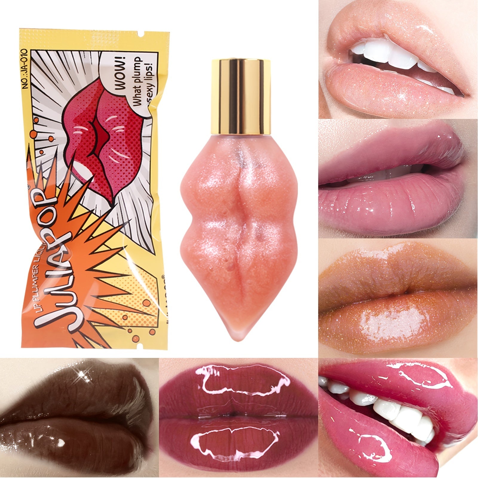 Ginger Mint Hydrating Lip Gloss Lip Plumper Liquid Lipstick