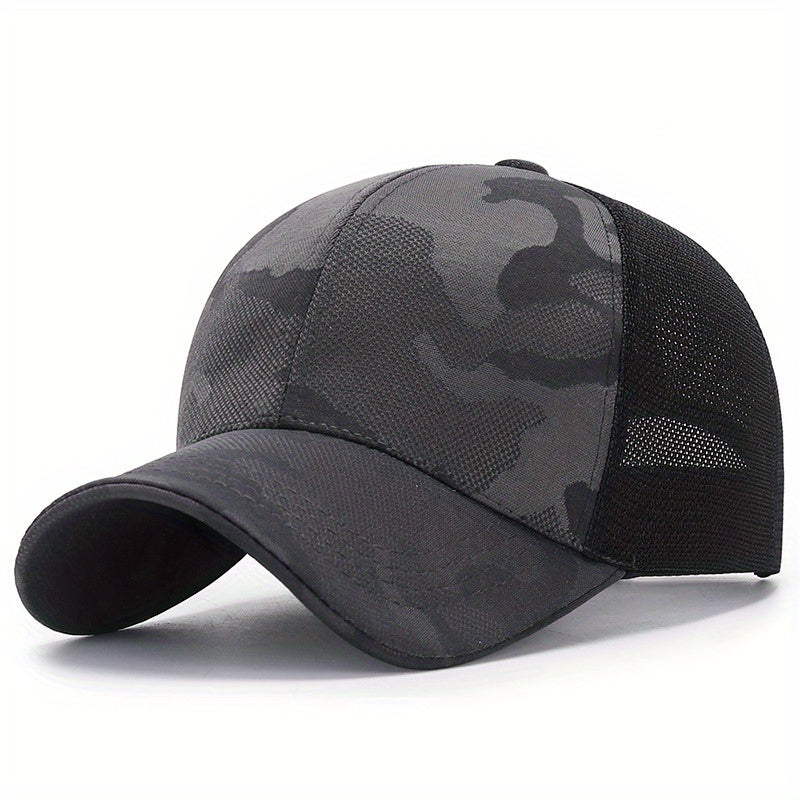 Men's Camouflage Baseball Cap for Outdoor Fitness
