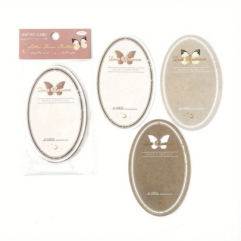 15pcs Embossed Paper Butterflies DIY Decoration Scrapbooking Decor