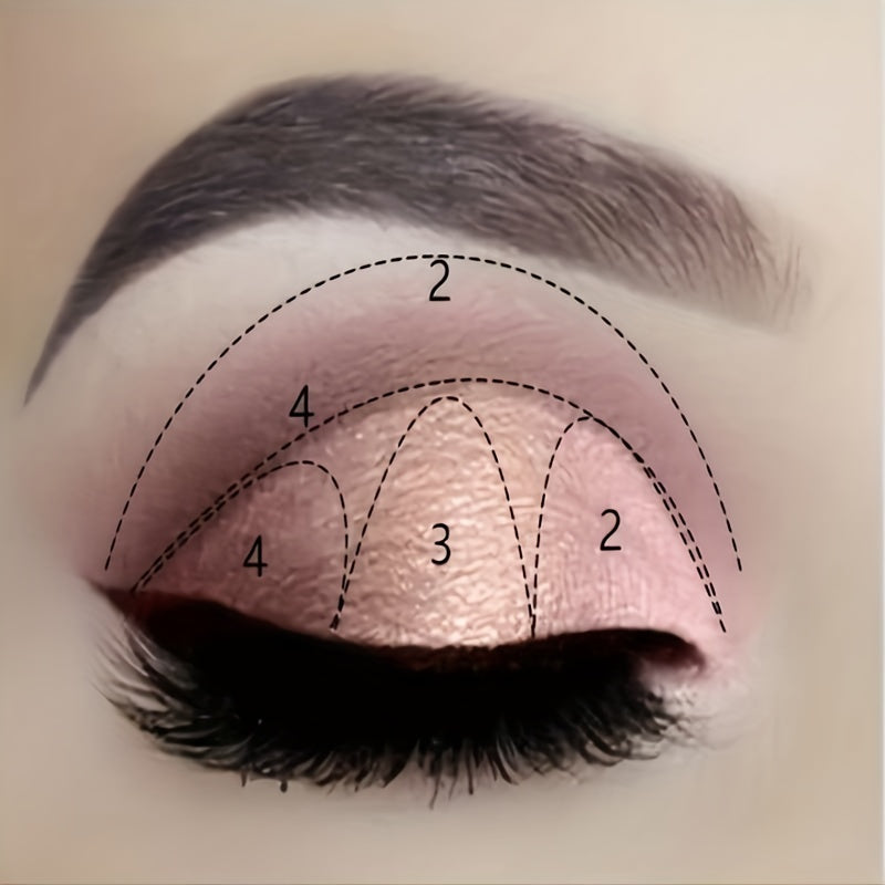 5 Colors Eyeshadow Palette Pearly Matte Finish