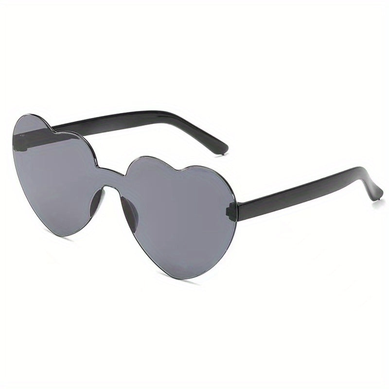 Peach Heart Sunglasses Candy Love Glasses Y2K Eyeglasses
