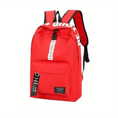 Junior High School Canvas Backpack for Outdoor Travel